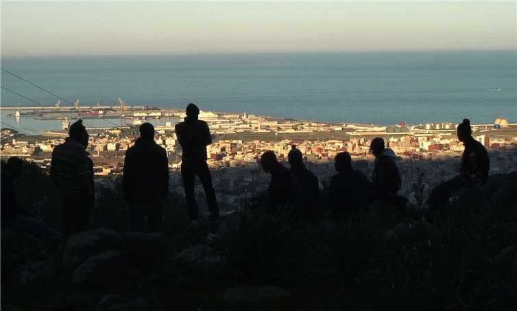 Subsaharische Migranten im Norden Marokkos.privat