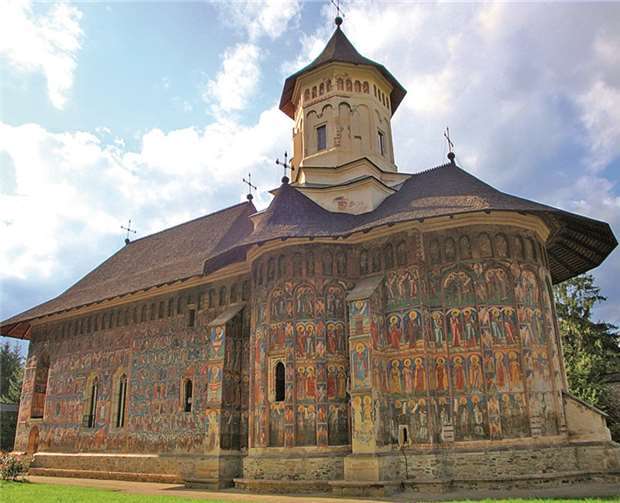 Sucevita. Die Bukovina ist reich an orthodoxen Klöstern.privat