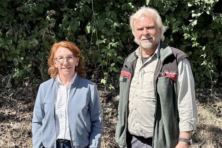 Susanne Müller, MdL mit Forstamtsleiter Winand Schmitz