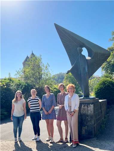 Susanne Müller in Maria Laach.  Foto: privat