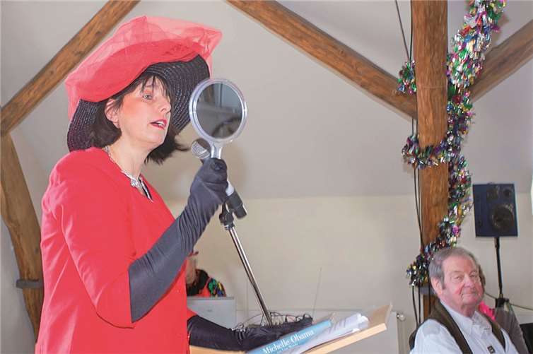 Susanne Vis stand als First Lady in der Bütt.