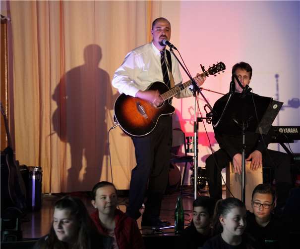 Sven Albert: Lehrer und einer der Moderatoren des Abends. Fotos: privat