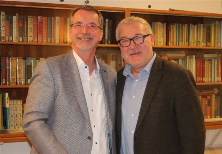 Sven Lefkowitz, MdL und Thomas Eckart, Ortsvereinsvorsitzender.Quelle: SPD Puderbach