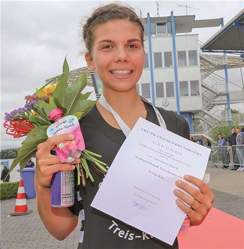 Svenja Klee war in Brandenburg auf dem Beetzsee nicht zu schlagen. S