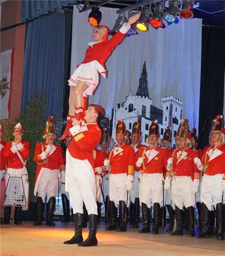 Svenja Müller und Sebastian Mesenholl bei einem der ersten Auftritte. privat