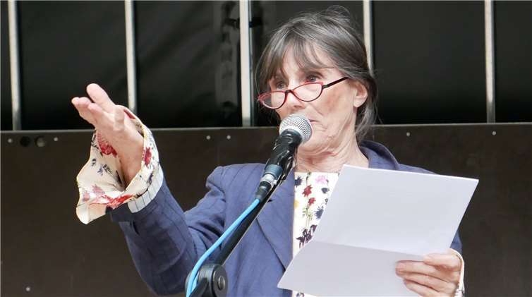 Sylvia Richter-Kundel, Vorsitzende des Berufsverbandes derBildenden Künstlerinnen und Künstler in Rheinland-Pfalz.