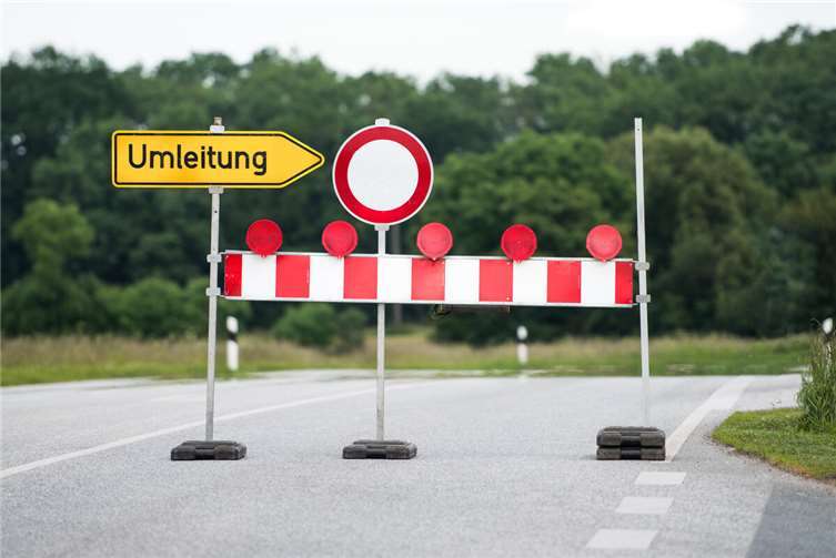 Vollsperrung des gesamten Streckenabschnitts bis September Symbolbild. Foto: benjaminnolte - stock.adobe.com
