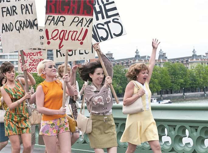 Szene aus dem Film zum Frauentag: Bereits 1968 forderten Arbeiterinnen gleichen Lohn für gleiche Arbeit.Kreisverwaltung Ahrweiler