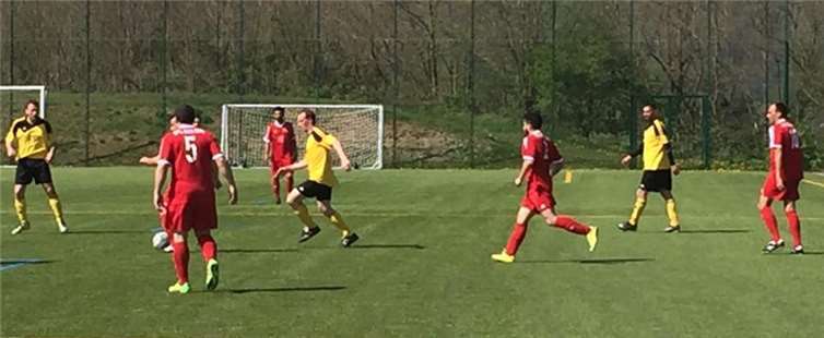 Szene aus dem Spiel VfL Bad Ems III gegen SG Arzbach II. Privat