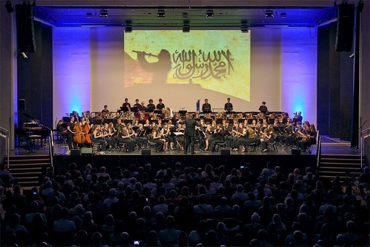 Szenefoto vom Sommerkonzert des Goethe-Gymnasium 2026 am 22.06.2026