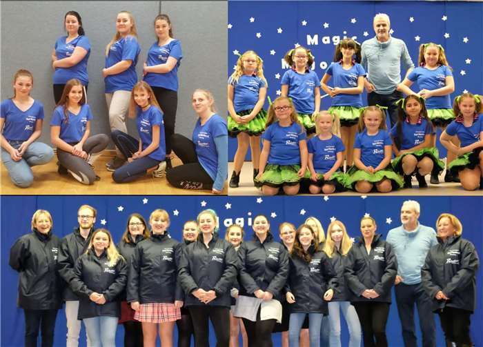 T-Shirts für die kleinen Tänzerinnen und Winterjacken für die Großen konnten durch die großzügige Spende der Firma Paletto angeschafft werden. Foto: privat