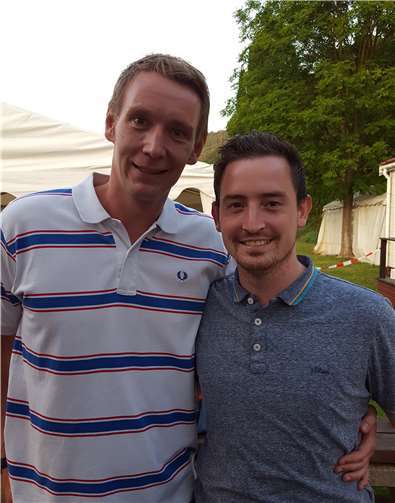 TC Oberfell: Jörg Brendemühl und Manuel Geis sind Clubmeister. Foto: TC Oberfell