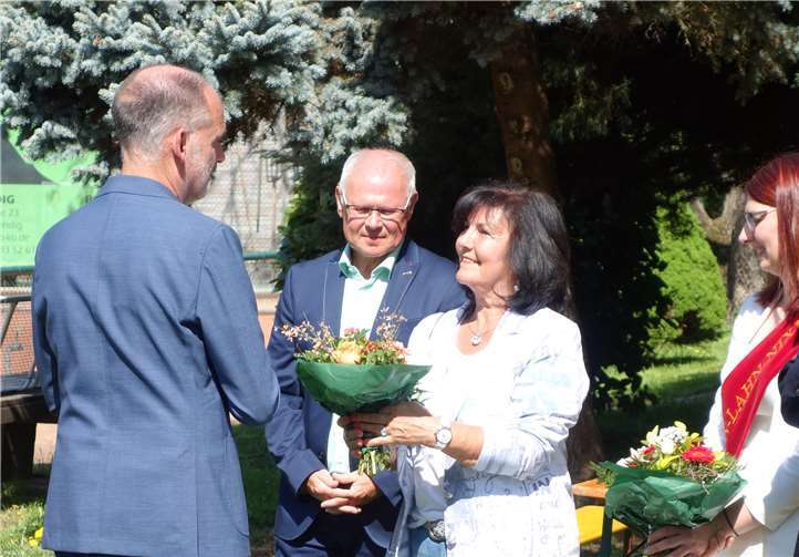Tennissaison eröffnet TC RL Lahnstein - T. Kullmann, P. Labonte. Foto: Privat