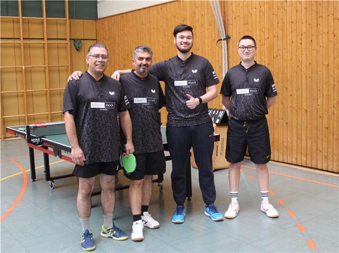 TTV Oberwinter I wurde Pokal-Vizemeister. Quelle: TTV Oberwinter