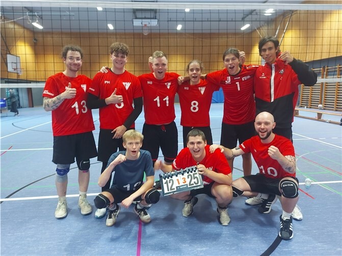 TV 05 Mülheim 2 nach Sieg gegen den VC Lahnstein ll. Quelle: TV 05 Mülheim