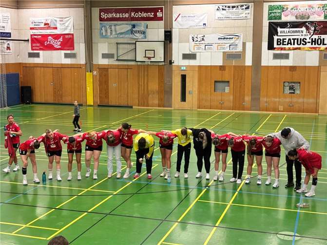 TV Engers Damen beim Auswärtsderby.  Foto: TV Engers