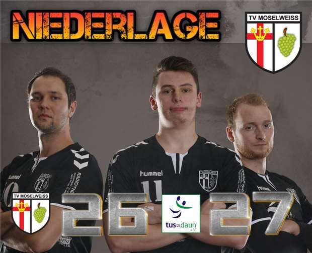 TV Moselweiss - TUS Daun 26 : 27.Foto: TV Moselweiß