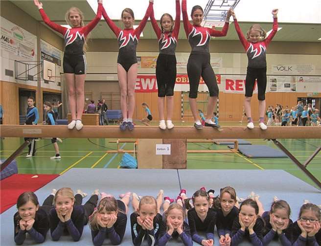 TV Weitersburg war mir 18 Kindern beim Winterturnfest in Koblenz-Lay dabei. privat