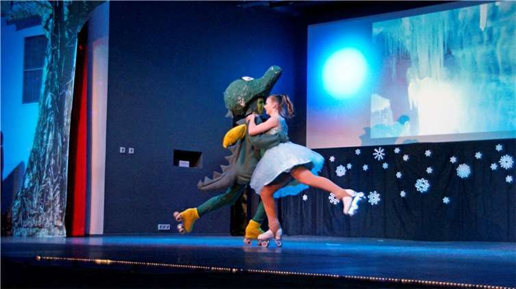 Tabaluga und Lilli begeisterten die Zuschauer.