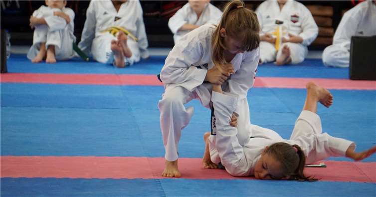 Taekwondo vermittelt Selbstvertrauen.Natalie Kayper-Mensah