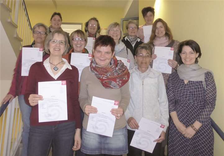 Tagesmütter des Kreises COC bildeten sich erfolgreich fort.privat