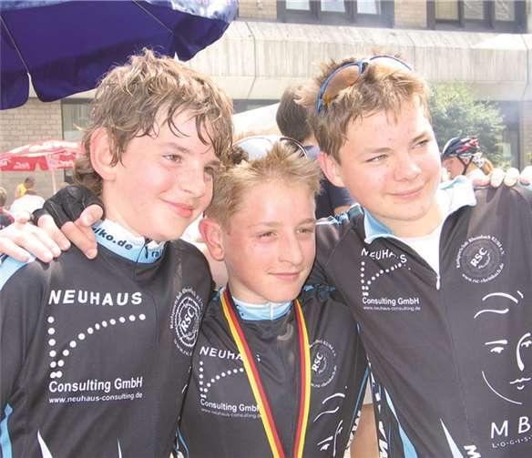 Talente mit ersten Erfolgen. privat