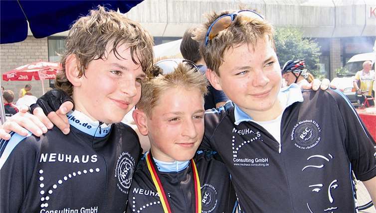 Talente mit ersten Erfolgen. privat