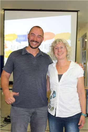 Tanja Anton und Mark Popenco. Quelle: Realschule plus und FOS Untermosel