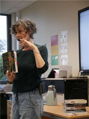 Tanja Witte beantwortete viele Fragen.  Foto: privat