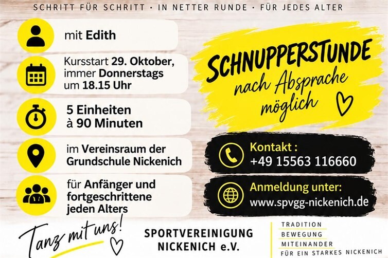 Tanzen ist eine der schönsten Arten, fit und in Bewegung zu bleiben!
