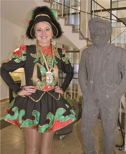 Tanzmariechen Michelle wird für die großen und kleinen Gäste ihr Tanzbein schwingen. 