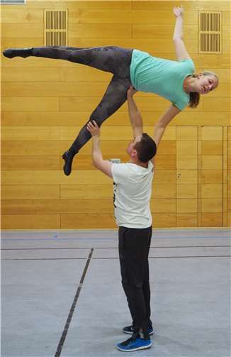 Tanzpaar Alisa Ockenfels und Kevin Haupt. Privat