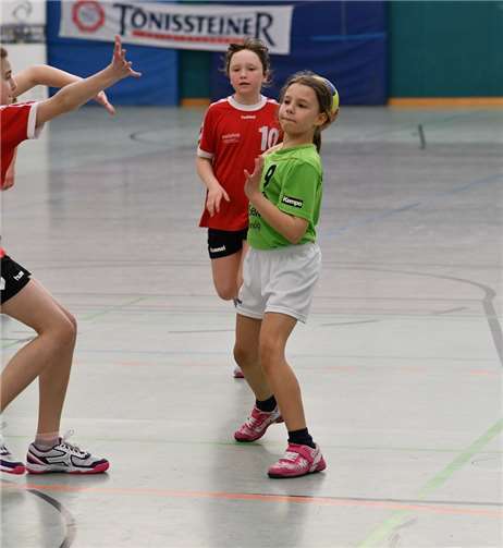 Tatjana Schulze konnte sich auch in die Torschützenliste eintragen. Anke Bous