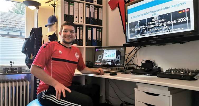 Tauschte den Platz auf dem Kunstrasen mit einem Platz am Monitor: Marcus Westphal. Foto: privat