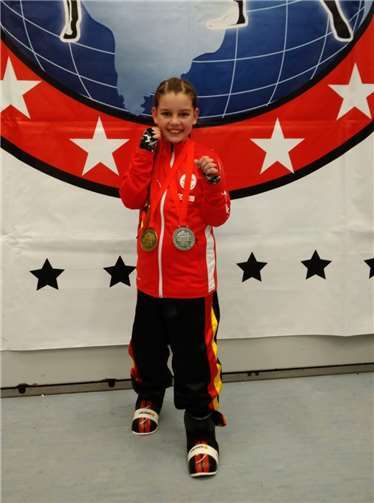 Taya Luna Ferezan holte eine Silber- und eine Bronzemedaille.