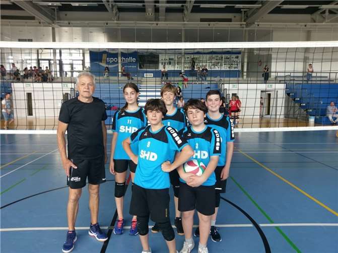 Team 5a wurde der stärkeren Gruppe zugeteilt.