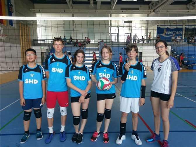 Team 5b spielte in der mittleren Gruppe.  Fotos: TV Vallendar