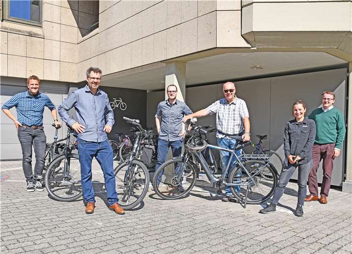 Team der Kreisverwaltung MYK nahm bei einer Radrundfahrt durch Koblenz teil. Foto: Kreisverwaltung Mayen-Koblenz