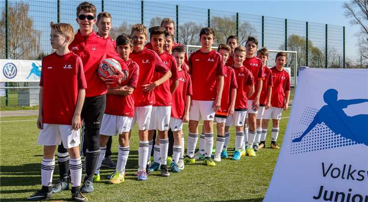 Teamfoto U13/D-Junioren beim Turnier in Speyer.SV Remagen