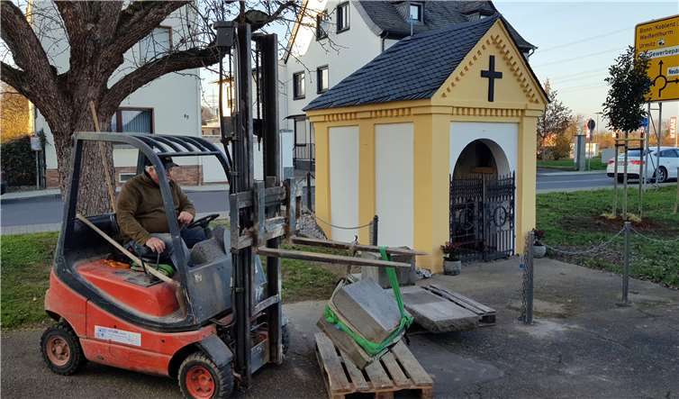 Technische Unterstützung bei schweren Arbeiten. 