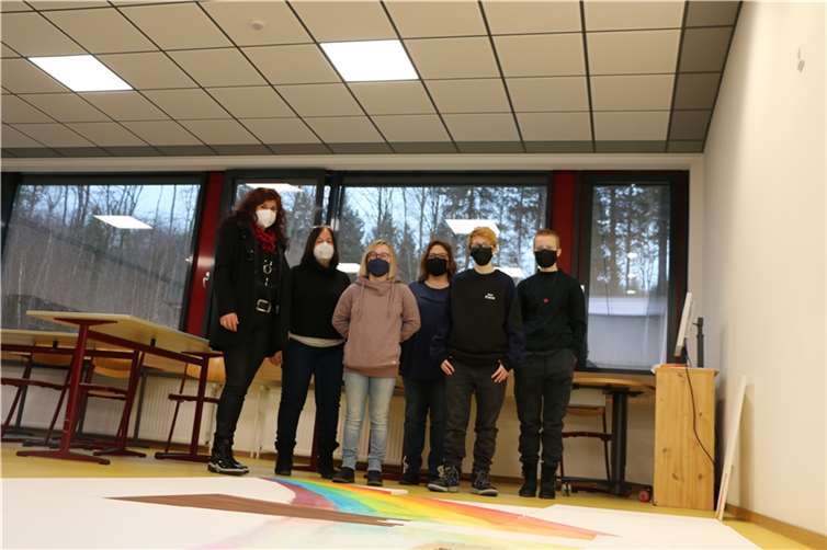 Teile des Projektteams, die ein spannendes Thema für das Seniorenzentrum St. Franziskus | Selters umsetzen. Foto: Michael Roesler