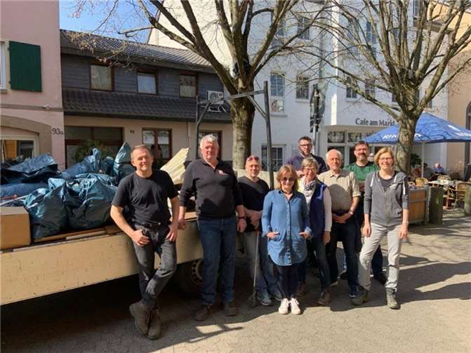 Teilneherinnen und Teilnehmer des Dreck-weg-Tages in Oberwinter. Foto: privat