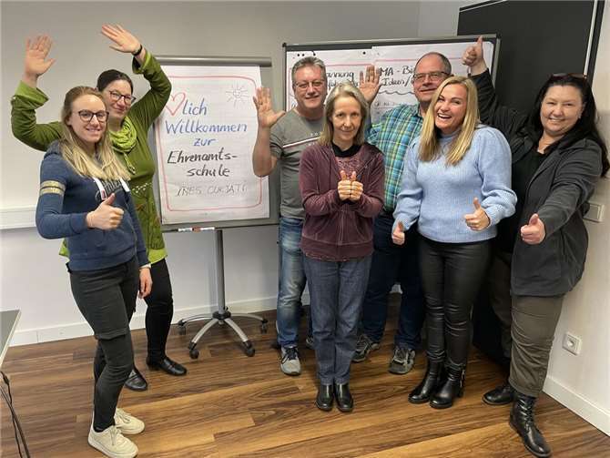 Teilnehmende der Ehrenamtsschule im März 2024. Foto: Michaela Wolff / Kreisverwaltung Ahrweiler