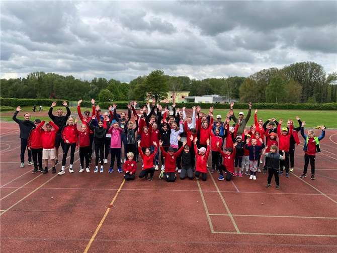 Teilnehmenden des diesjährigen Sportabzeichentages.Foto: privat