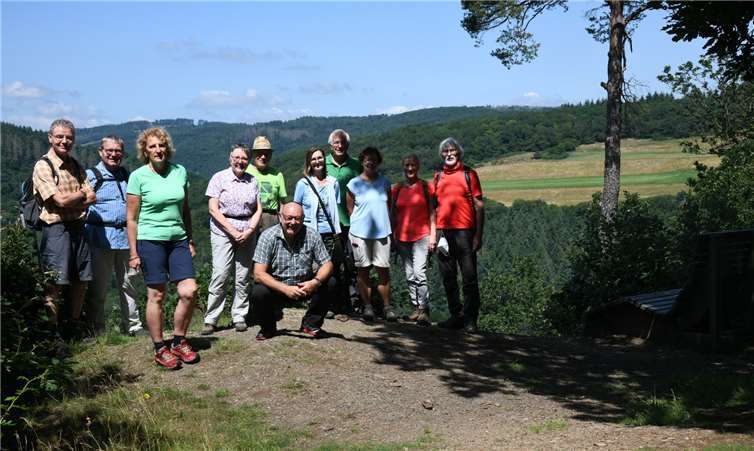Teilnehmer auf Kottenheimer Winfeld.Foto: privat