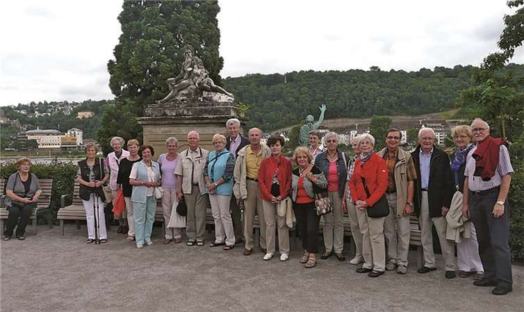 Teilnehmer der Führung im Lénne-Garten.Privat