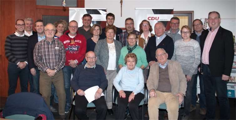 Teilnehmer der Mitgliederversammlung des CDU-Ortsverbands Wolken.Foto: Joachim Miltz