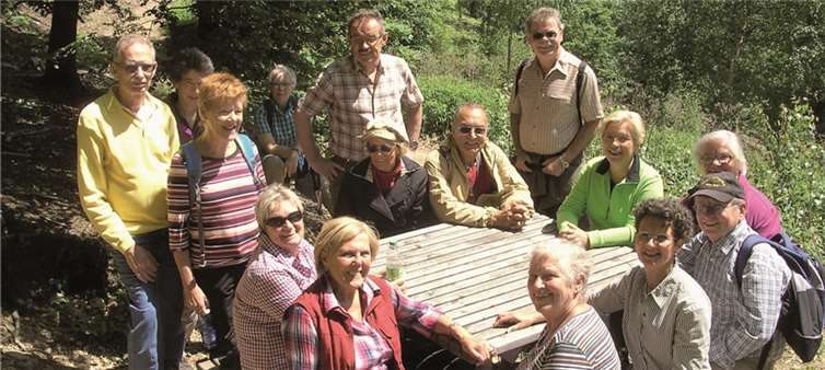 Teilnehmer der Orientierungswanderung 2013.