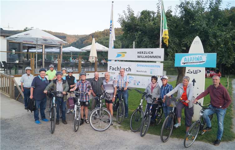 Teilnehmer der Premierenfahrt der Kolping-Radtouren 2021.Foto: Kolping