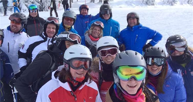 Teilnehmer der Skifreizeit des TV 05 Mülheim.Privat